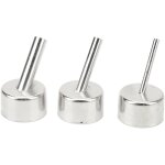 Buse de pistolet thermique, kit de buse de pistolet thermique universel 3 pices, buse en acier inoxydable, ...