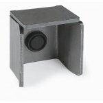 But�e d'arr�t � souder acier tampon plastique vantail coulissant � cadre tubulaire largeur 40mm (t 43mm) ...