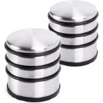 Butée de porte 2 pièces en acier inoxydable brossé mat, diamètre 7 cm, hauteur 8 cm butée de porte solide, ... Butée de porte 2 pièces en acier inoxydable brossé mat, diamètre 7 cm, hauteur 8 cm butée de porte solide, ...