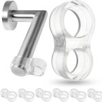 Bute de porte - lot de 6, transparente, bute de porte double - amortisseur de porte - protection de ...