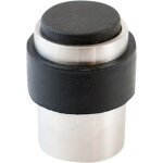 But�e de porte en acier inoxydable - butoir de porte mural en caoutchouc avec mat�riel de fixation au ...