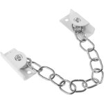 But�e de porte avec cha�ne pour s�curit� enfant ? adapt�e aux fen�tres battantes, acier inoxydable, avec ...