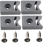 Bute de porte de douche avec vis 4 jeux de bute de porte coulissante de remplacement pr - perce bloc ...
