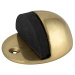 Bute de porte fixe en laiton avec caoutchouc, installation facile et haute durabilit - marque