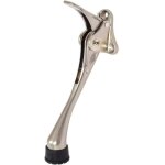 But�e de porte inf�rieure r�glable, but�e de porte pliante (finition nickel satin�, 15 cm x 1 pi�ce)