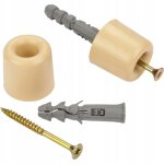 Butée de porte petite beige 32mmx30mm Butée de porte petite beige 32mmx30mm