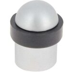 But�e de porte � fixer au sol chrisligne alu mat gris, l. 3. 6 x h. 4. 8 x l. 3. 6 cm