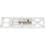 Bute de rail de guidage pour scie circulaire, angle droit, querre, accessoires en alliage d'aluminium ...