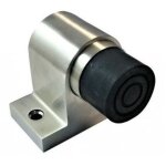 Butoir pour porte lourde, � ressort , inox 304 , finement poli . pour porte 120 kg
