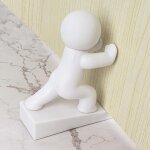 Butoir de porte mignon, butoir de porte décoratif buddy, protège vos sols (blanc, 1 paquet) Butoir de porte mignon, butoir de porte décoratif buddy, protège vos sols (blanc, 1 paquet)