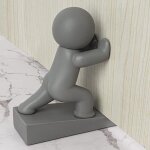 Butoir de porte mignon, butoir de porte décoratif buddy, protège vos sols (gris, 1 paquet) Butoir de porte mignon, butoir de porte décoratif buddy, protège vos sols (gris, 1 paquet)