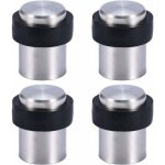 Butoir de porte de sol 4. 6 cm en acier inox arr�t de porte but�e bloque porte, (lot de 4)