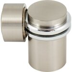Butoir de sol aluminium magnétique finition inox - dmbt14sp Butoir de sol aluminium magnétique finition inox - dmbt14sp