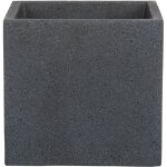 C - cube 40, bac à plantes / pot à fleurs / jardinière, carré, coloris: stony black, fabriqué avec du ... C - cube 40, bac à plantes / pot à fleurs / jardinière, carré, coloris: stony black, fabriqué avec du ...