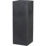 Scheurich - c - cube high 70, vase / pot � fleurs / jardini�re, carr�, coloris: stony black, fabriqu� ...