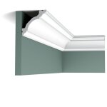 C213 corniche plafond orac decor - 8x8x200cm (h x p x l) - moulure dcorative polyurthane a l'unit