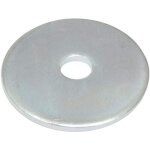 C44416 - lot de 20 rondelles plates larges m6x30 mm - paisseur 2 mm - din9021 - en acier zingu - couleur ...