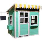 Cémonjardin - cabane kiosque marchand pour enfant en bois peint Cémonjardin - cabane kiosque marchand pour enfant en bois peint