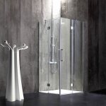 Kiamami valentina - paroi de douche 80x80 en verre 6 mm sans structure london