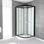 Aurlane - cabine de douche 85x85x225cm 1 / 4 de cercle - zeeny