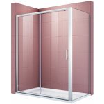 Sirhona - cabine de douche integrale 140x90x185 cm verre tremp cadre en aluminium porte coulissante ...