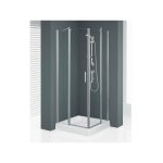 Alterna - cabine de douche portes pivotantes accs d'angle 80 cm domino