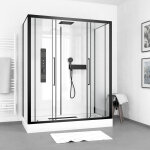 Aurlane - cabine de douche rectangle 160x85x217cm - factory 2 xxl Aurlane - cabine de douche rectangle 160x85x217cm - factory 2 xxl