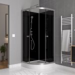 Aurlane - cabine de douche round shadow corner 90x90x230cm