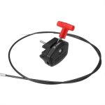 C�ble d'acc�l�rateur pour tondeuse � gazon, 1 pi�ce, c�ble de 142 cm (56 pouces), kit de poign�e de commande ...