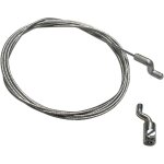 Cble d'acclrateur tondeuse avec serre - cble kit rparation embout motoculture