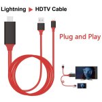Cble adaptateur vido lightning usb hdmi hdtv pour iphone i7 i6 i5