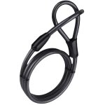 Câble antivol, 1. 2 mètres, en acier, à boucles, Ø 10 mm, pour vélo, moto, meubles de jardin, noir Câble antivol, 1. 2 mètres, en acier, à boucles, Ø 10 mm, pour vélo, moto, meubles de jardin, noir