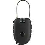 C�ble antivol � 4 chiffres - cadenas � combinaison 4 chiffres - 130 cm - c�ble m�tallique - antivol de ...