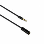 C�ble audio jack st�r�o 3, 5 mm m�le / fem. 1, 5 m