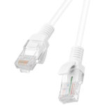 C�ble de brassage lanberg utp cat. 6 0, 5 m blanc