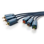 C�ble component yuv, c�ble cinch pour la transmission de l'image rgb. longueur de c�ble 3 m