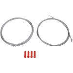 C�ble de d�railleur et c�ble de frein pour v�lo de route et vtt avec embouts sertis