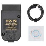 Cble de diagnostic hex v2 vcds vag com 25. 3 5053 pour lecteur automatique vw / audi / skoda / seat, ...