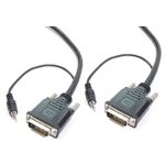 Super cable dvi - d con jack de audio de 3, 5 mm macho macho de 10 m - bematik