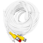 Cble d'extension de camra vido de surveillance 10 mtres bnc power rca