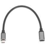 C�ble d'extension usb - c m�le vers femelle 4k ultra hd, 60w 3a, usb 3. 1 pd, longueur 0. 25m