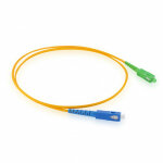 Cble fibre optique free - monomode 0, 8 m - vert et bleu