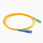 Cble fibre optique free - monomode 2 m - vert et bleu