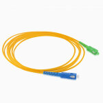Câble fibre optique free - monomode 5 m - vert et bleu Câble fibre optique free - monomode 5 m - vert et bleu