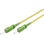 C�ble � fibre optique (ftth), singlemode (os2) yellow, jaune (simplex), 15 m, fibre optique, connecteur ...