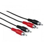 C�ble hama 2x 2 prises rca 1, 2 m
