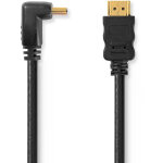 C�ble hdmi haute vitesse nedis cvgp34200bk15 avec connecteur ethernet hdmi coud� � 90� - longueur : 1, ...