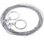 C�ble m�tallique fil de scie 2 m ? acier inoxydable pour coupe pr�cise ? l�ger et portable ? id�al pour ...