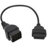 C�ble obd2 12 broches � 16 broches c�ble de connecteur obd2 adaptateur obdii accessoires de voiture adapt�s ...