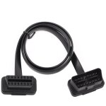 Cble prolongateur obd2 16 broches mle / femelle 60cm - pour diagnostic auto - compatible tous vhicules ...